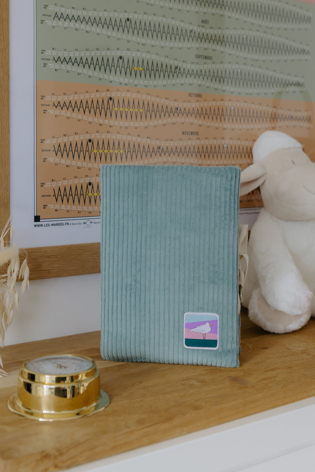 PROTÈGE CARNET DE SANTÉ - Menthe