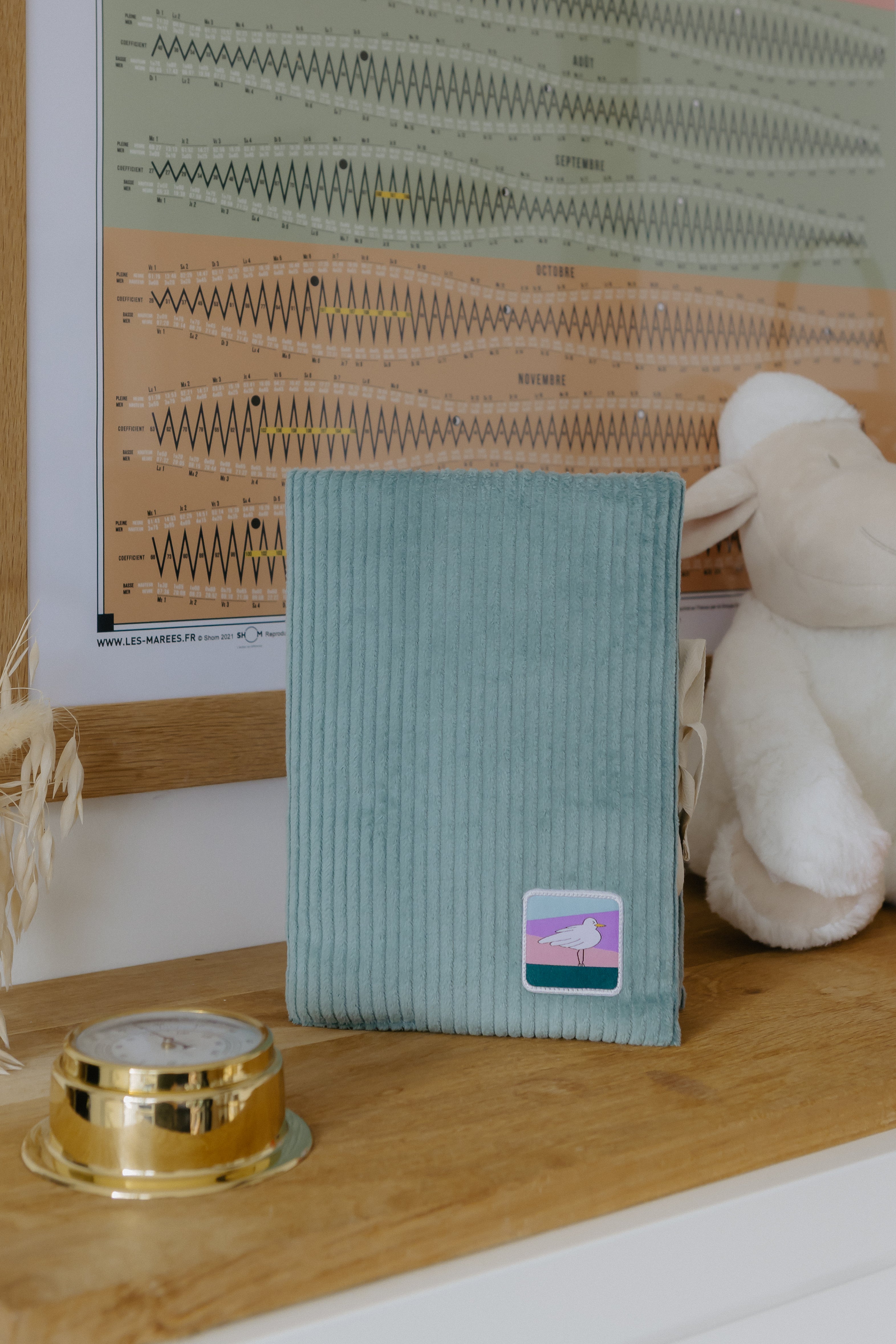 PROTÈGE CARNET DE SANTÉ - Menthe