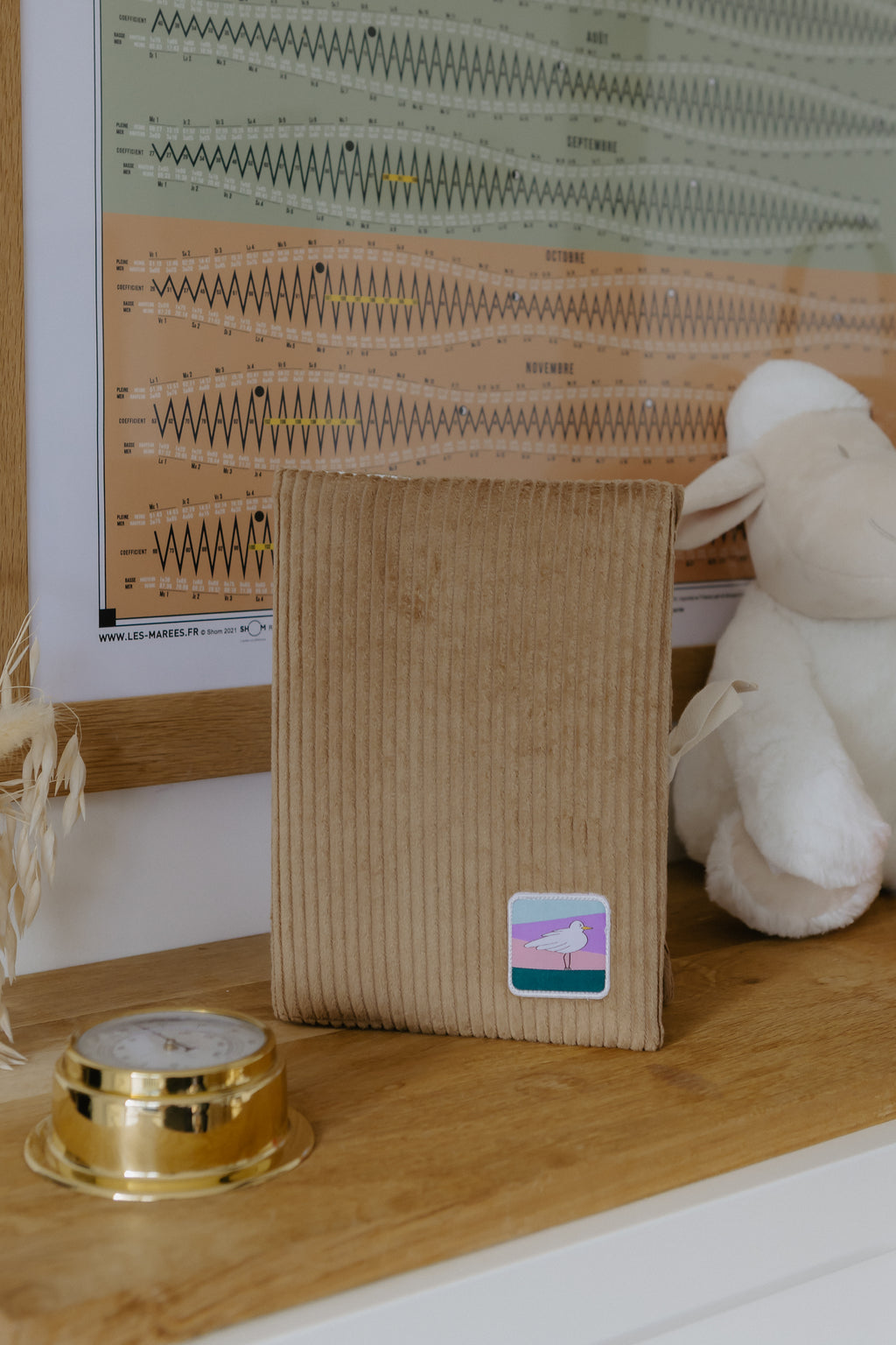 PROTÈGE CARNET DE SANTÉ - Beige