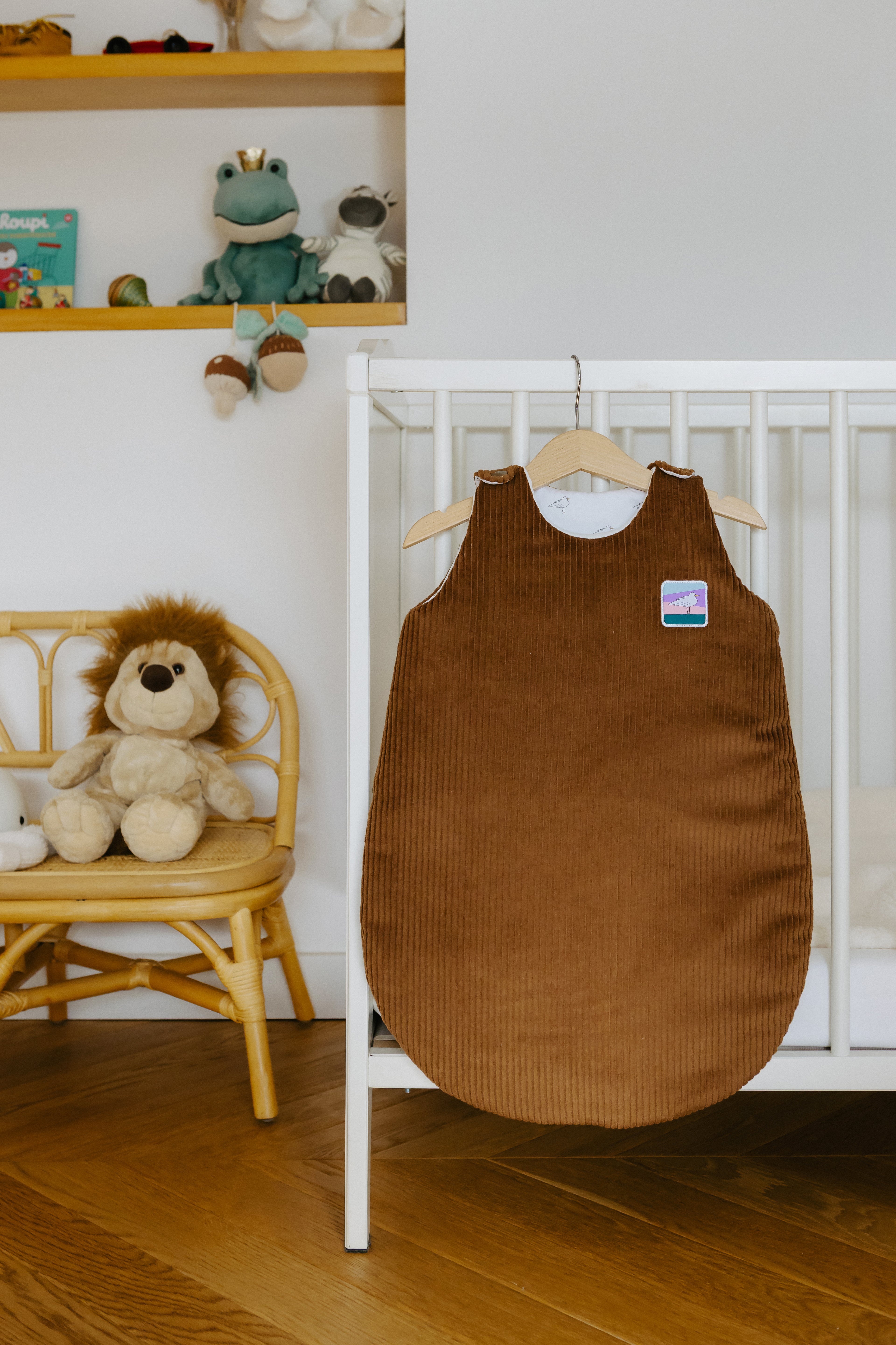 GIGOTEUSE EN VELOURS CÔTELÉ - Marron