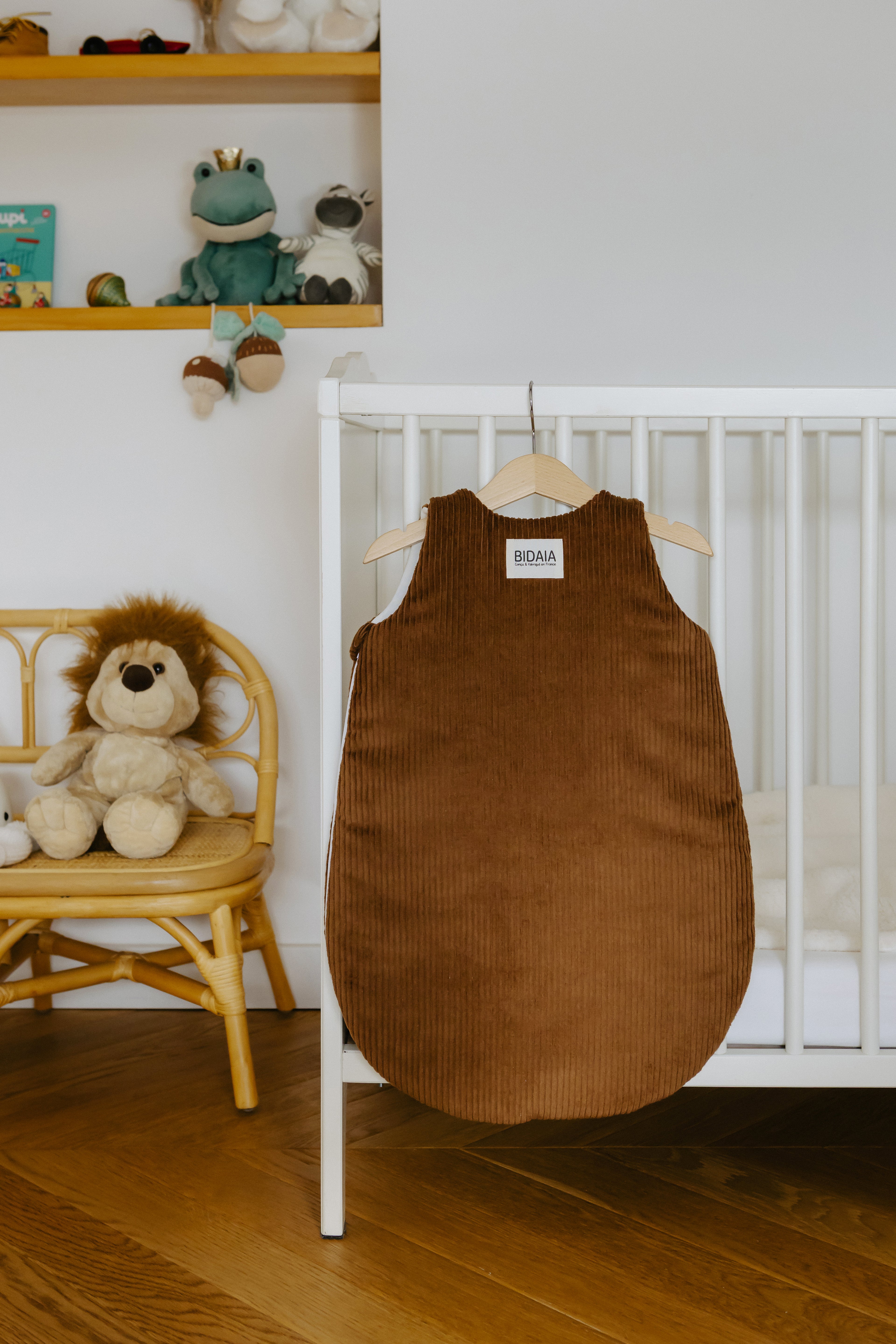 GIGOTEUSE EN VELOURS CÔTELÉ - Marron