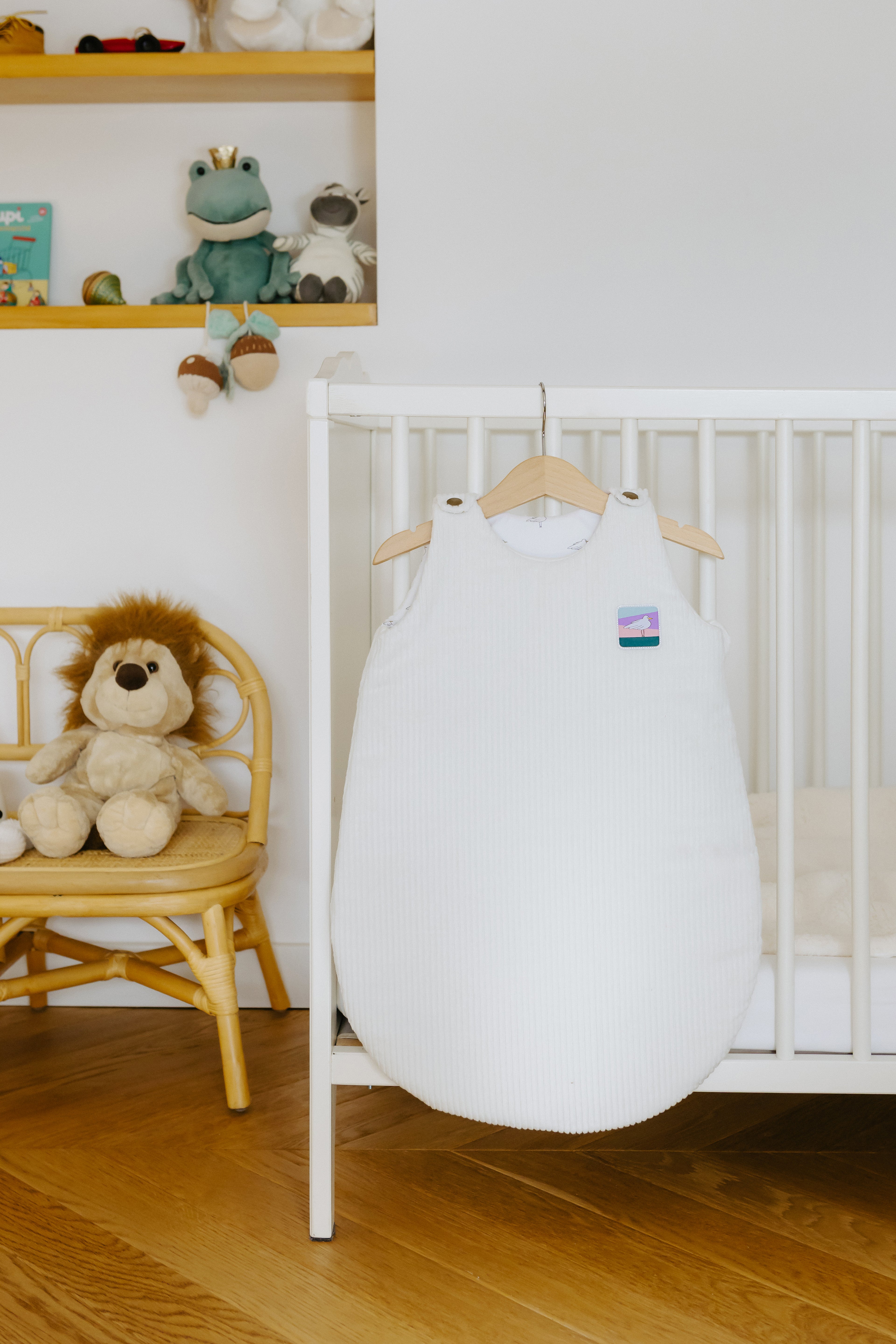 GIGOTEUSE EN VELOURS CÔTELÉ - Crème