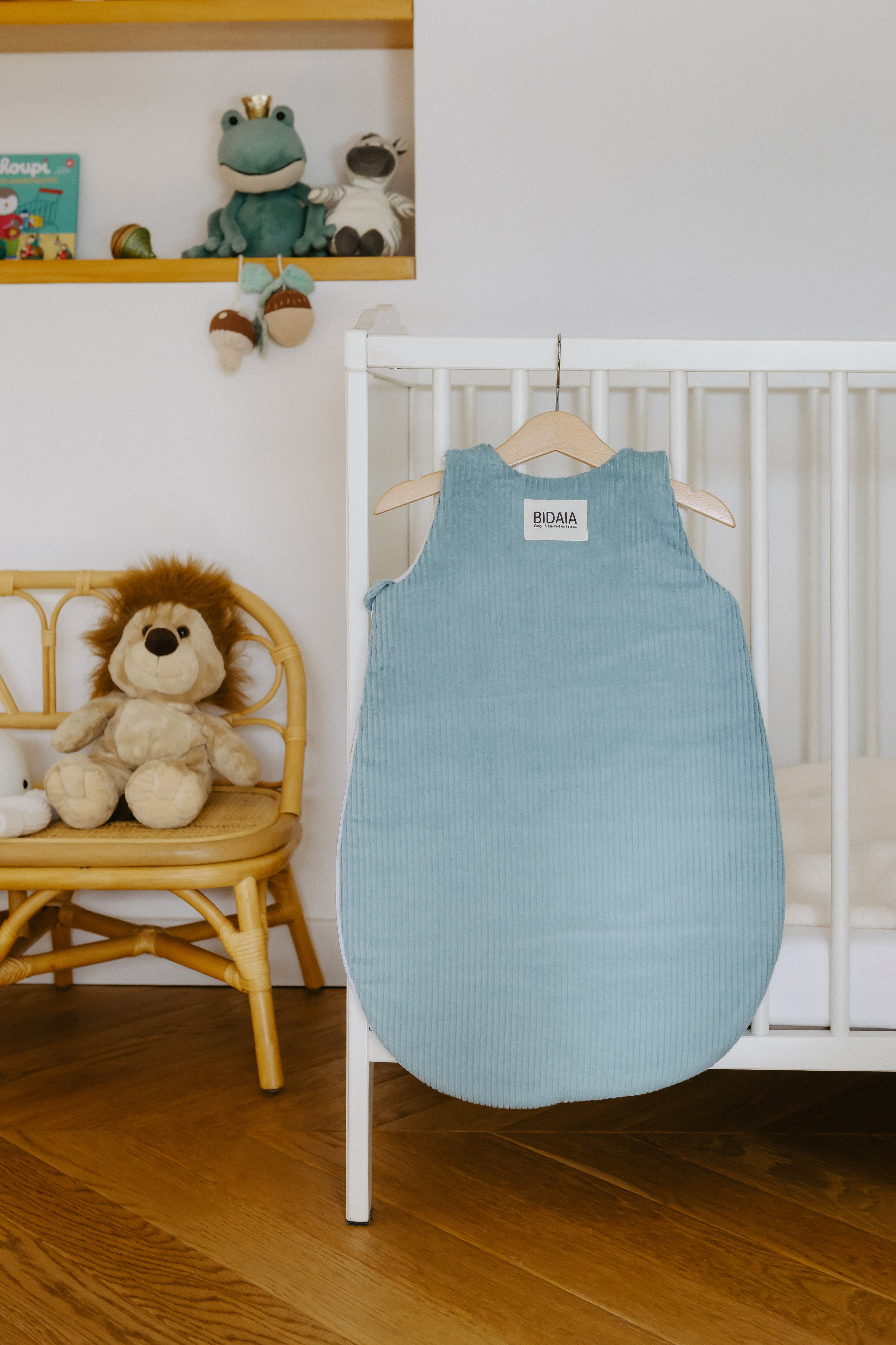 GIGOTEUSE EN VELOURS CÔTELÉ - Menthe