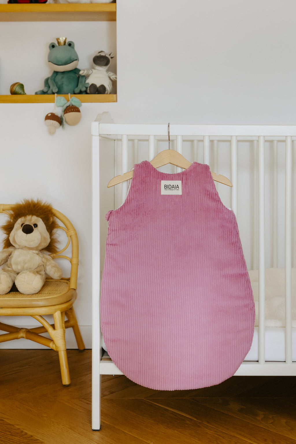 GIGOTEUSE EN VELOURS CÔTELÉ - Rose