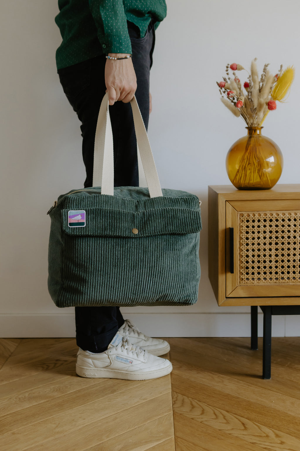 SAC À LANGER - Vert sapin