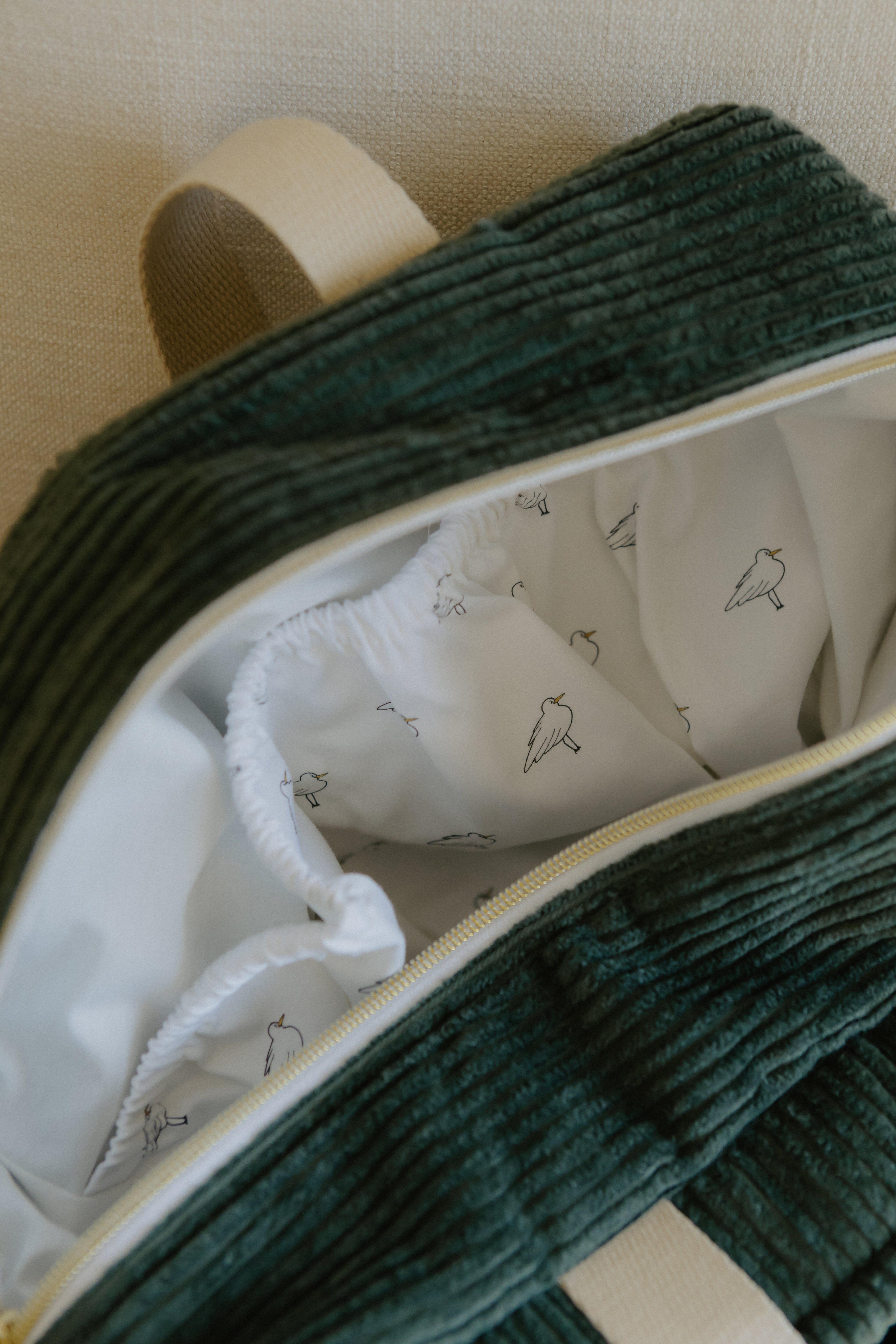 SAC À LANGER - Vert sapin