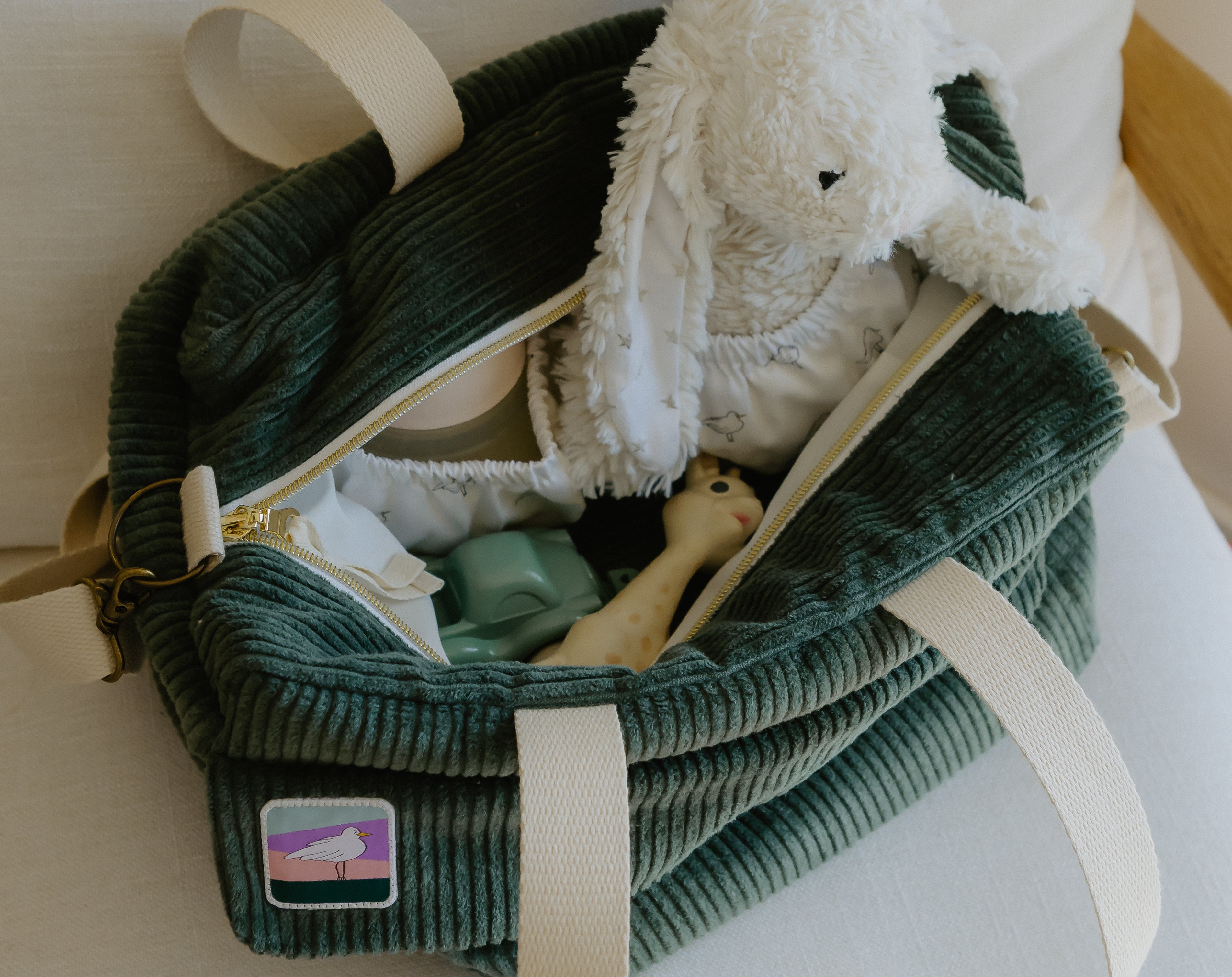 SAC À LANGER - Vert sapin